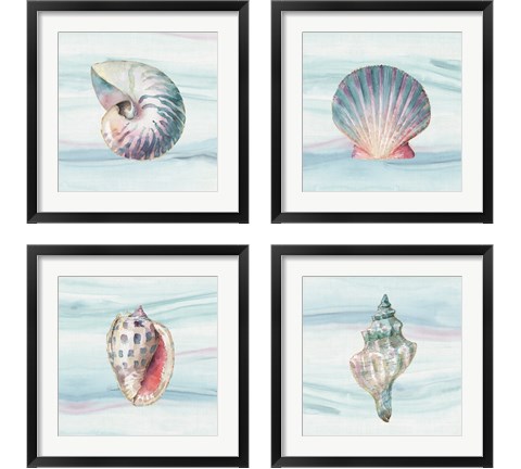 Ocean Dream no Filigree 4 Piece Framed Art Print Set by Lisa Audit