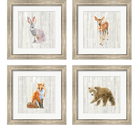 Into the Woods  4 Piece Framed Art Print Set by Emily Adams