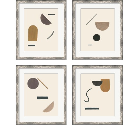 Intraconnected  4 Piece Framed Art Print Set by Melissa Wang