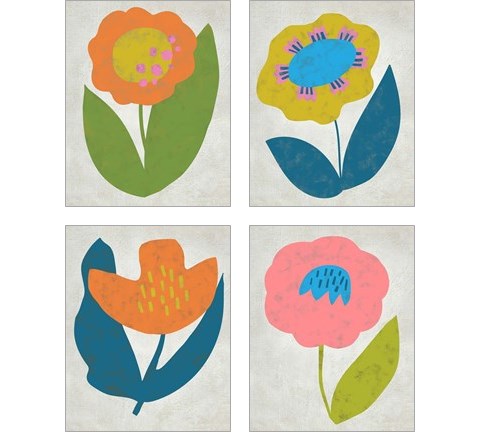 Summer Soiree 4 Piece Art Print Set by Chariklia Zarris