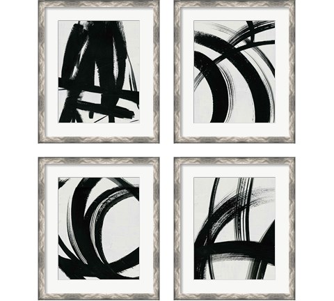 Spontaneous  4 Piece Framed Art Print Set by Farida Zaman