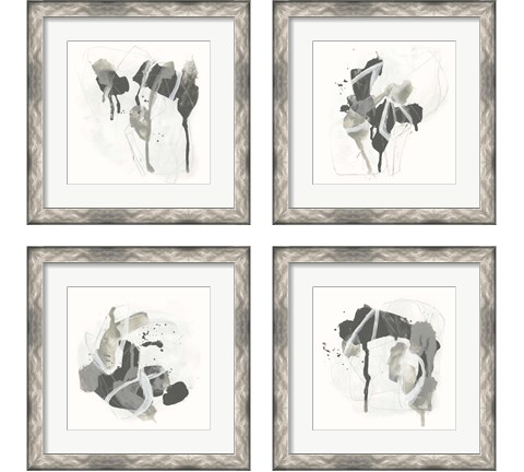 Monochrome Missive 4 Piece Framed Art Print Set by June Erica Vess