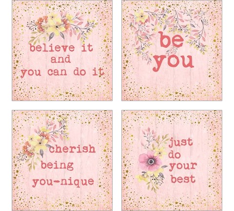 Be You 4 Piece Art Print Set by Ramona Murdock