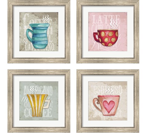 Daily Coffee 4 Piece Framed Art Print Set by Elizabeth Medley