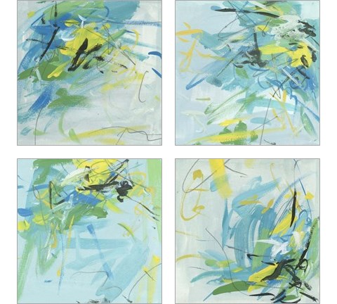 Summer Symphony 4 Piece Art Print Set by Melissa Wang