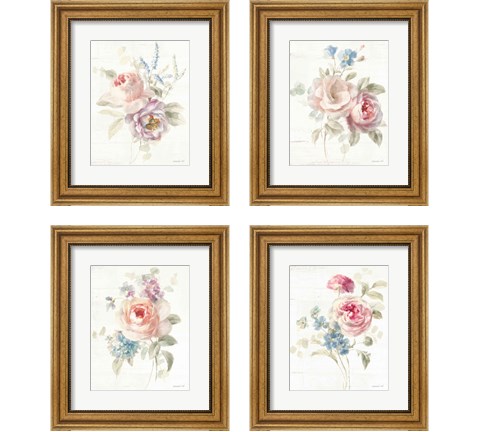 Cottage Garden 4 Piece Framed Art Print Set by Danhui Nai