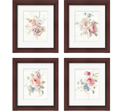 Cottage Garden 4 Piece Framed Art Print Set by Danhui Nai