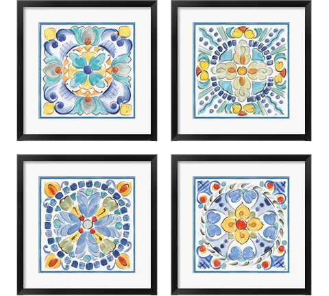 Morning Bloom 4 Piece Framed Art Print Set by Daphne Brissonnet