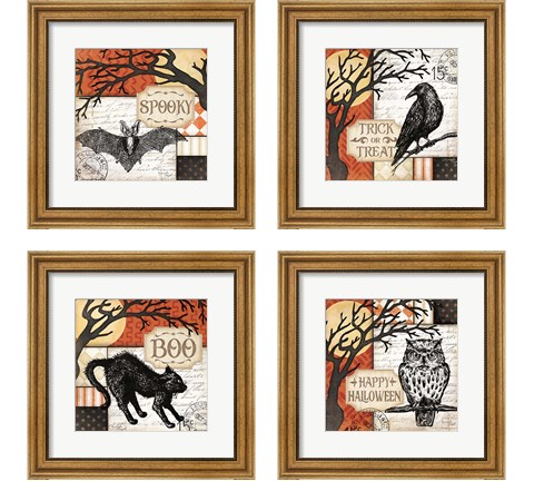 Halloween 4 Piece Framed Art Print Set by Jennifer Pugh