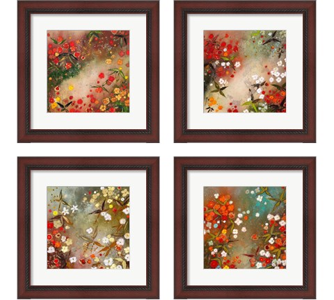 Gardens in the Mist 4 Piece Framed Art Print Set by Aleah Koury