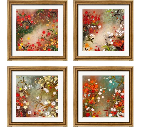 Gardens in the Mist 4 Piece Framed Art Print Set by Aleah Koury