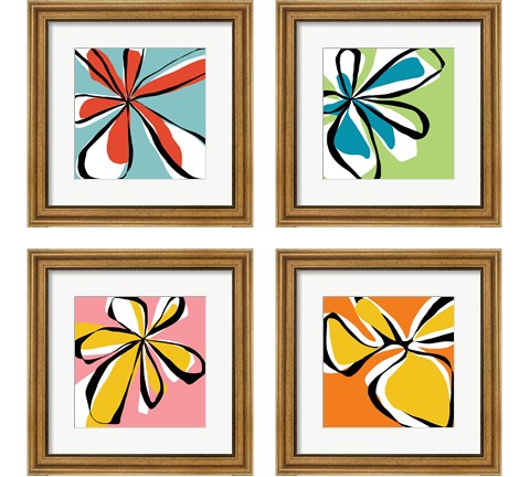 Oh So Pretty 4 Piece Framed Art Print Set by Jan Weiss