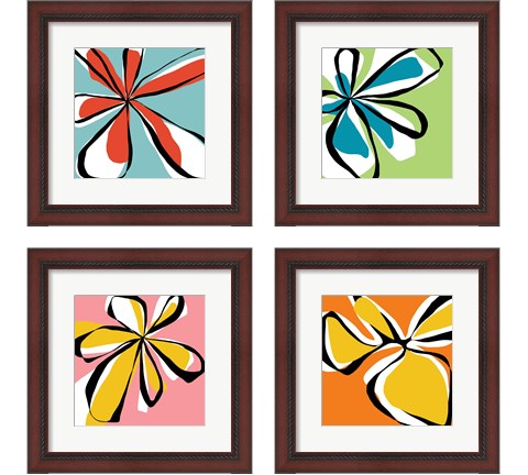 Oh So Pretty 4 Piece Framed Art Print Set by Jan Weiss