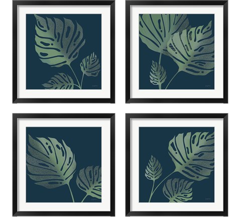 Monstera  4 Piece Framed Art Print Set by Becky Thorns