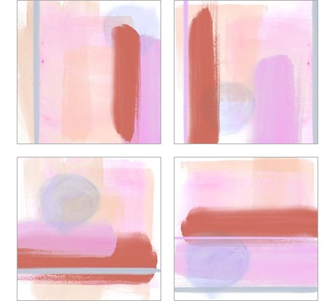 Translucent Madras 4 Piece Art Print Set by Jennifer Parker