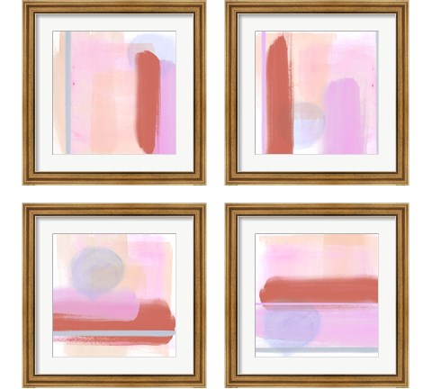 Translucent Madras 4 Piece Framed Art Print Set by Jennifer Parker