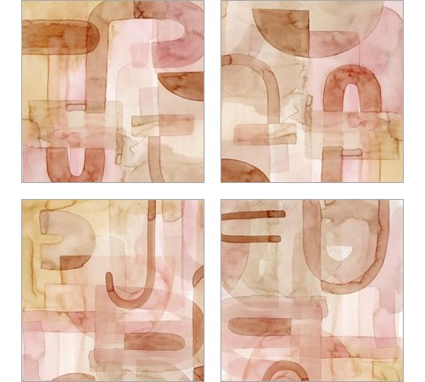 Build Up 4 Piece Art Print Set by Grace Popp