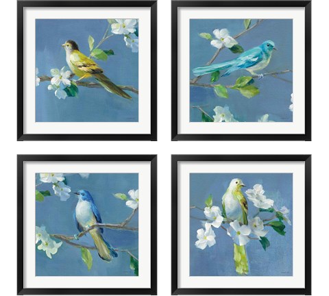 Spring in the Neighborhood 4 Piece Framed Art Print Set by Danhui Nai