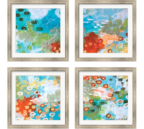 Superbloom 4 Piece Framed Art Print Set by Sue Allemond