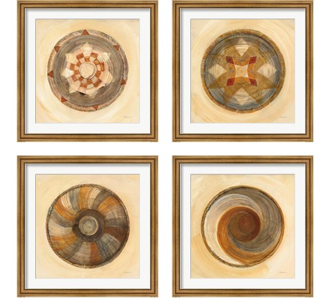 Woven Beauty 4 Piece Framed Art Print Set by Albena Hristova