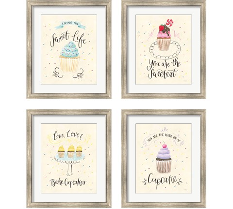 Sweet Life  4 Piece Framed Art Print Set by Jenaya Jackson