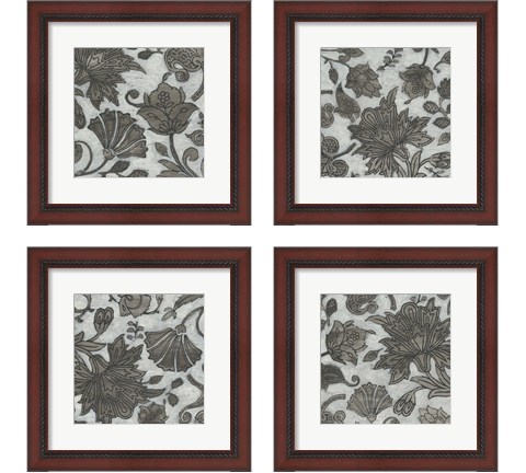 Barnwood Chintz 4 Piece Framed Art Print Set by June Erica Vess