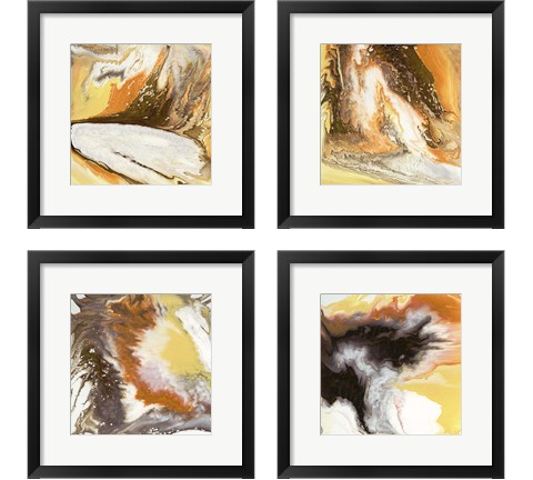 Liquid Earth 4 Piece Framed Art Print Set by Studio W