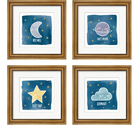 Night Sky 4 Piece Framed Art Print Set by Moira Hershey