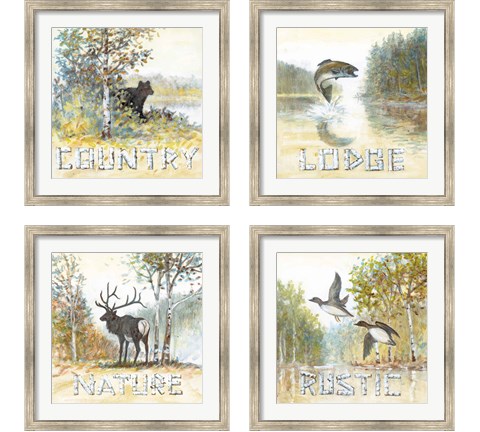 Country 4 Piece Framed Art Print Set by Arnie Fisk