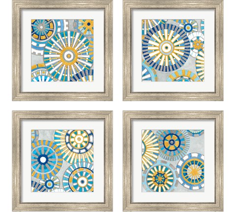 Circle Delight 4 Piece Framed Art Print Set by Debbie Banks