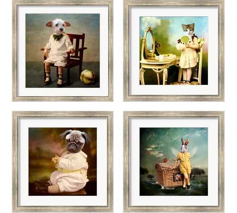 Henri 4 Piece Framed Art Print Set by Martine Roch