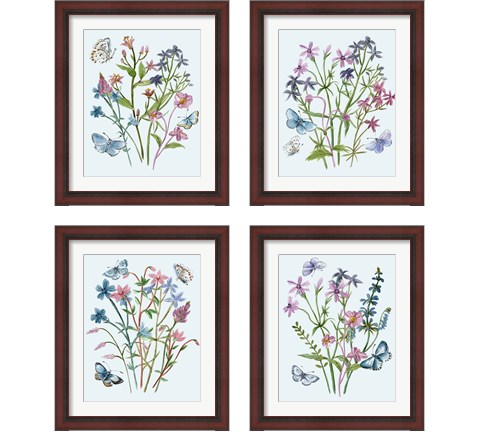 Wildflowers Arrangements 4 Piece Framed Art Print Set by Melissa Wang