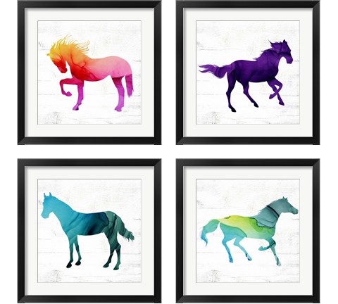 Horse 4 Piece Framed Art Print Set by Valerie Wieners