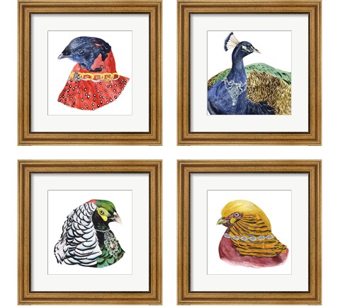 Silent Grace 4 Piece Framed Art Print Set by Melissa Wang