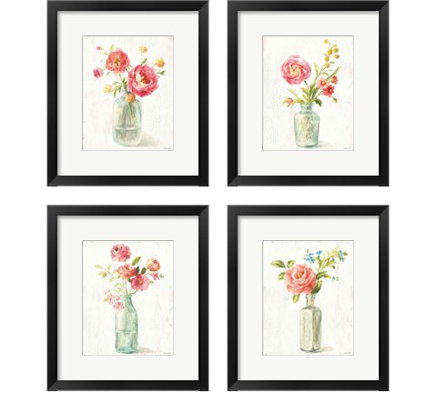 Full Bloom 4 Piece Framed Art Print Set by Danhui Nai