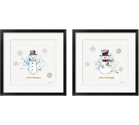 Thoughtfully Frozen 2 Piece Framed Art Print Set by Katie Pertiet