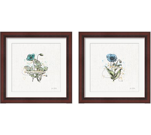 Thoughtful Blooms 2 Piece Framed Art Print Set by Katie Pertiet