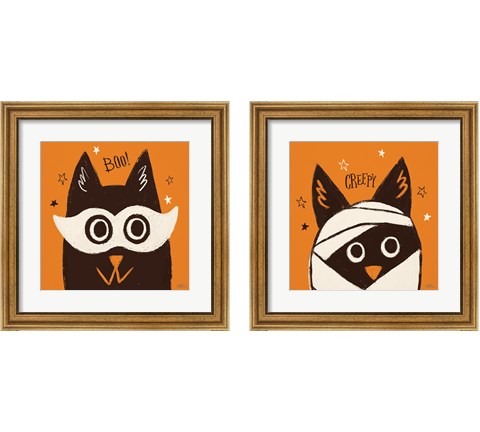 Spooktacular 2 Piece Framed Art Print Set by Janelle Penner