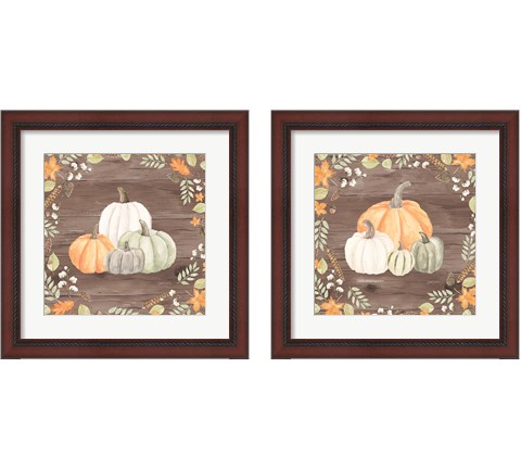 Autumn Offering Dark 2 Piece Framed Art Print Set by Jenaya Jackson