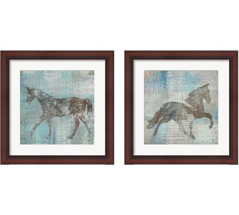 Cheval Brown 2 Piece Framed Art Print Set by Studio Mousseau