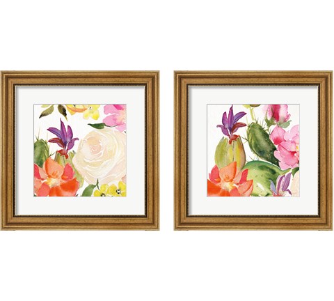 Desert Rose 2 Piece Framed Art Print Set by Kristy Rice