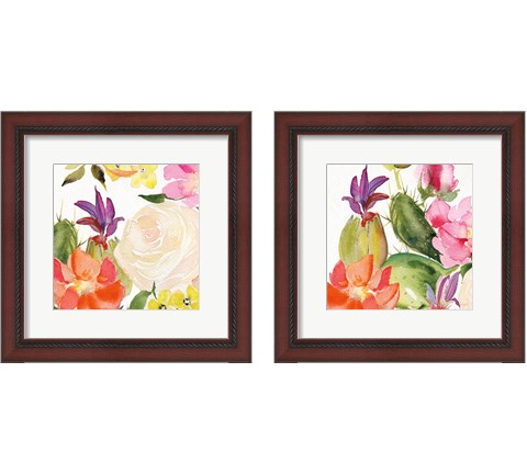 Desert Rose 2 Piece Framed Art Print Set by Kristy Rice