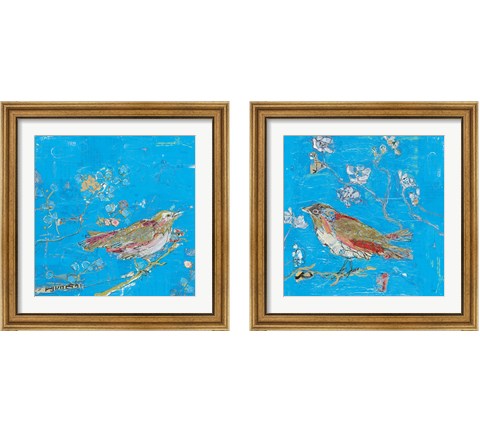 Birds 2 Piece Framed Art Print Set by Kellie Day