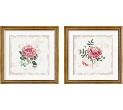 French Romance  2 Piece Framed Art Print Set by Katie Pertiet