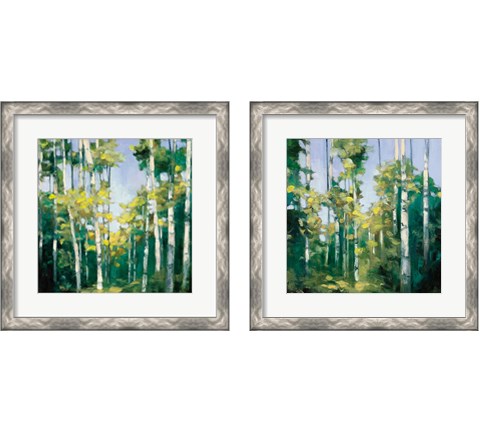 Birches 2 Piece Framed Art Print Set by Julia Purinton