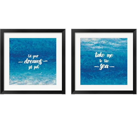 Unerwater Quotes 2 Piece Framed Art Print Set by James Wiens