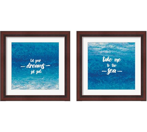 Unerwater Quotes 2 Piece Framed Art Print Set by James Wiens