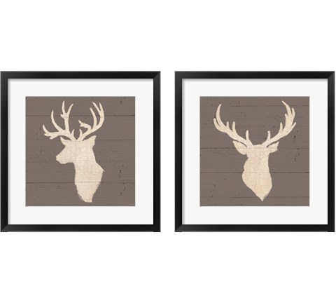 Rustic Eleganceon Gray Wood 2 Piece Framed Art Print Set by James Wiens