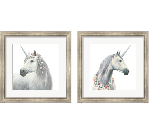 Spirit Unicorn 2 Piece Framed Art Print Set by James Wiens