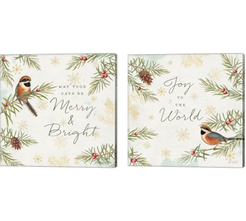 Christmas Tradition 2 Piece Canvas Print Set by Katie Pertiet
